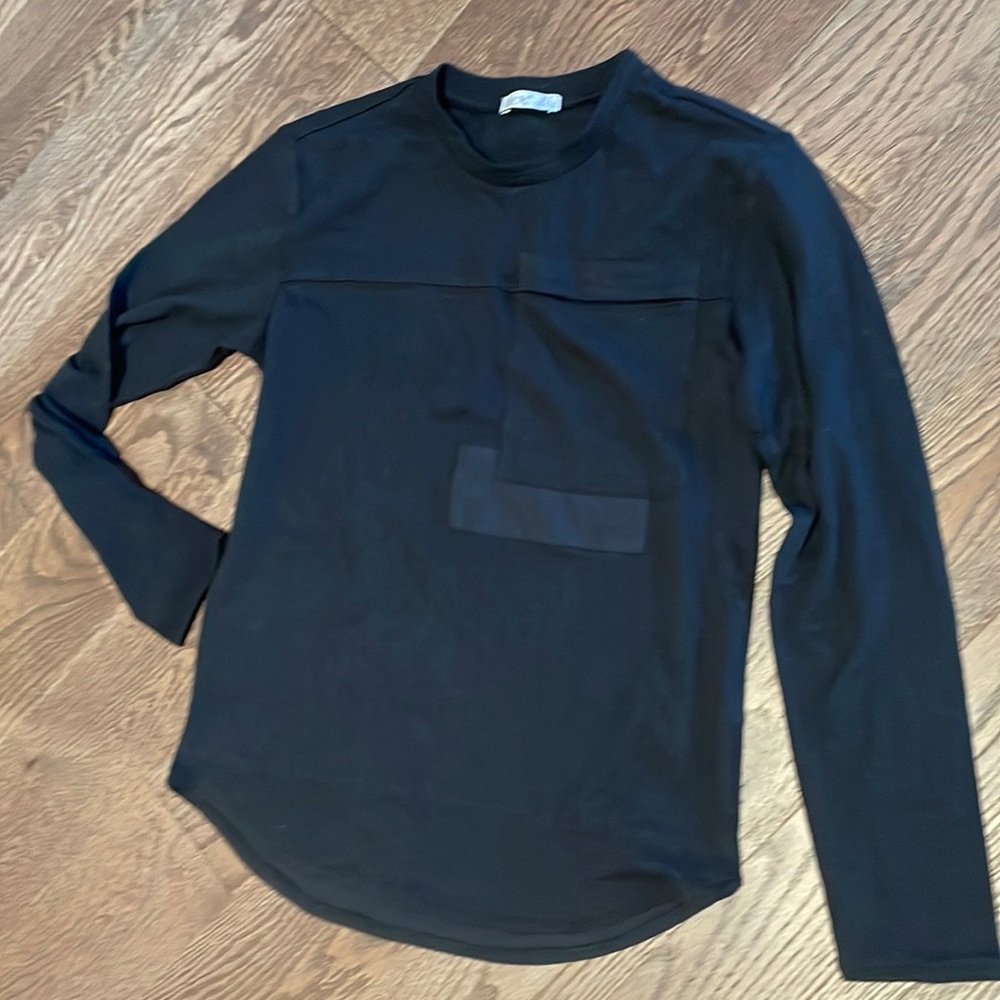 10/10 NWoT sz M DEX Black dressy shirt